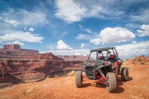 ATV/UTV in red rocks