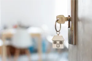 Home keys in doorknob